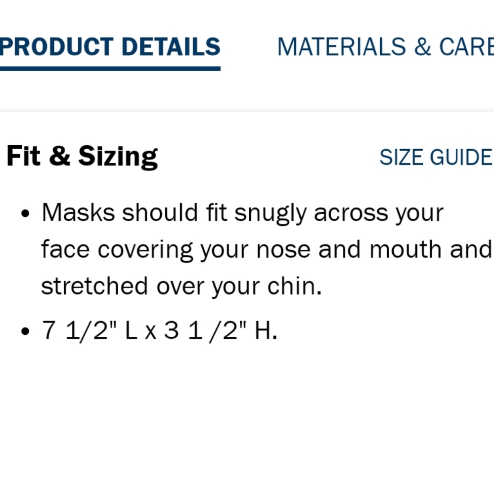 Old Navy Face Mask - Picture 5 of 7